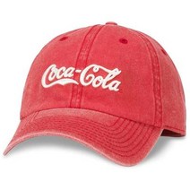 AMERICAN NEEDLE 래글런 워시 콜라 코카콜라 로고 볼캡 레드 (COKE-1708A) 레드 One Size