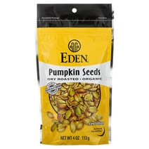 Eden Foods 유기농 호박씨 건조 로스트 4 oz 113 g 332445