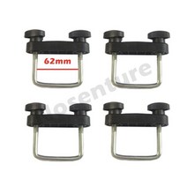 루프바스켓 루프랙 자전거캐리어자동차 SUV RV 범용 마운트 홀더 브래킷 루프 랙 옥상 화물 캐리어 스틸, 01 62mm 4pcs