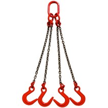 쿠사리 체인 후크 커넥터 링크 크레인 리프트 견인, 2톤 1.5미터 체인 4개