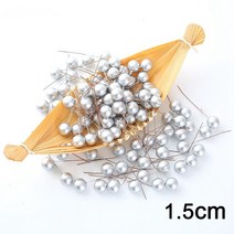 인조식물 50/200PCs 인공 꽃 플라스틱 베리 진주 오시 결혼식 장식 홈 DIY 수제 액세서리, 03 200pcs, 08 B-Silver_03 200pcs