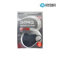 크리넥스 KF94 입체형 마스크 블랙 소형, 1개