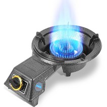 1구 단일 상업용 LPG 가스렌지 업소용 스토브 버너, 상세이페이지 참고, (LPG) 두꺼운 액세서리 없음