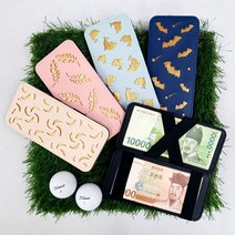 골프머니클립 골드펄 요술지갑 내기지갑 골프용품, 돌고래, 1개
