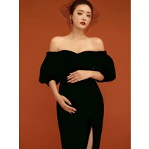 만삭촬영원피스 셀프만삭사진 드레스 원피스 만삭사진