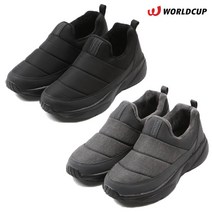 월드컵 블런드 남성 여성 패딩 슬립온 슈즈 내피에 얇은 보아털을 적용한 보온성 강화
