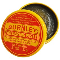 BURNLEY (노란통 솔더링 페이스트57g) 납땜용제 솔더, 상세페이지 참조