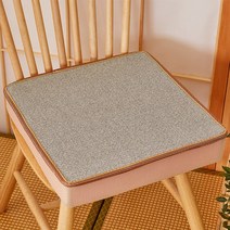 라탄의자 아이스 실크 지팡이 시트 쿠션 35D 고밀도 폼 단단한 나무 소파 바닥 베개 두꺼운 의자 북유럽, 46.Grey  45x45x8cm