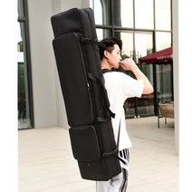 노감성 가야금 케이스 전자 피아노 가방 88키 키보드 방수 신디사이저 건반 배낭 그레이 YJMWI, L.검은색 장붓구멍 자물쇠 모델은 Roland FP30