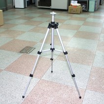 레이저 레벨기 접이식 삼각대 수평계 수평기 높이 조절 거치대 측량기A 3단