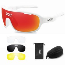 라이딩 바이크 스포츠 고글 POC 4 렌즈 야외 스포츠 사이클링 안경 남성 여성 도로 자전거 선글라스 산악 자전거 고글 스포츠 선글라스 안경, 07 P7