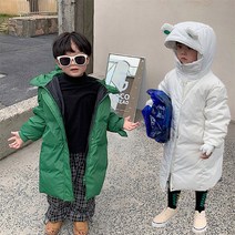 리나베베 개구리 왕눈이 오리털 롱 패딩
