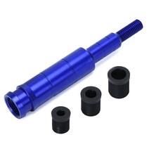 VR 레이싱 133mm 알루미늄 기어 시프트 노브 익스텐더 조정 가능한 시프터 레버 확장 핏 범용 차량 M10x1., 한개옵션1, 02 파란