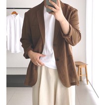 코튼 무드 콜린 린넨 루즈핏 자켓 (5color)
