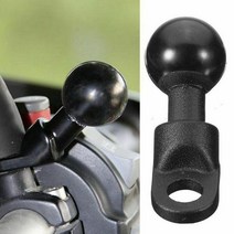 자동차브래킷삼각대 무선충전 오토바이 각진 베이스 w 10mm 구멍 13939 garmin gps용 gopro 카메라 스마트폰용 볼 헤드 어댑터 work for ram, 검은색