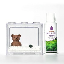 마리모 키우기 풀세트 갈색 곰돌이 (마리모 마리모밥 포함)