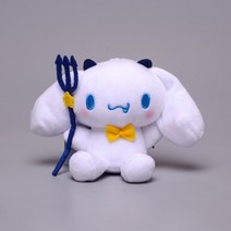 8cm 산리오 할로윈 시리즈 마법사 악마 시나모롤 강아지 플러시 장난감 인형 펜던트 어린이 장난감, emo