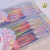 제브라 사라사클립볼펜 마블칼라 0.5mm 5색 세트, 32세트