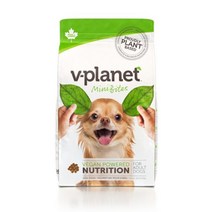 강아지 비건 사료 브이플래닛 미니바이트 채식 사료 2.04kg