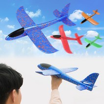 jytrade 스티로폼 모형비행기 부메랑 비행기 모형, 1개, 레드
