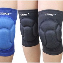 쿠션무릎보호대 x2개 한쌍 무릎보호대 축구보호대 인라인보호대 퀵보드보호대 격투기보호대, 쿠션무릎보호대x2 [블루]