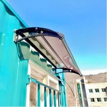 캐노픽스 550X2800 렉산 차양 비막이 비가림 어닝, 검정색, 블루