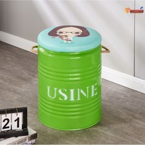 인테리어 의자 업소용 당구장의자 빈티지의자 소파 카페 철제의자 사무실 디자인 드럼통의자 헬스장, 토트-민트