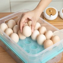 친환경 소재 계란 보관함 24구 유통기한 확인 에그 홀더 달걀 케이스, 옵션명, 투명