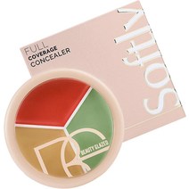 컬러 코렉터 컨실러 팔레트 일본 다크서클 잡티 여드름 커버 크림 형, 기본