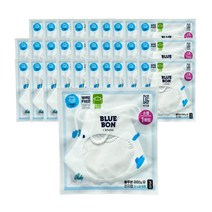 블루본 아이노우 코지업 소형 어린이 마스크 화이트 30매