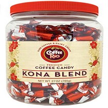 Adams Brooks Coffee Rio Coffee Candy – Kona Blend Caramels 27 Ounce Jar – Made with Real Exotic Cof, 1