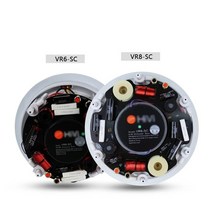 천장 스피커 천장 스피커 고품질 사운드 8 옴 205mm 컷 아웃 크기 듀얼 보이스 코일 6.5 인치/8 인치 Small, 01 VR6-SC