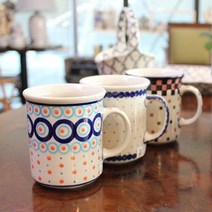 폴란드그릇 세라미카아티스티나 폴란드머그컵 에브리데이머그, 135X