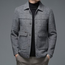 남성 바람막이 1952# 가을 겨울 울 코트 중 영 캐주얼 양면 니트 쇼트 점퍼류 뉴타임즈 Z