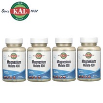 (4팩 기획) KAL 말산 마그네슘 말레이트400 Magnesium Malate 비건 90타블렛