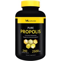 [미국빠른직구] 마이라이프 내추럴스 프로폴리스 2500mg 240정, 1병