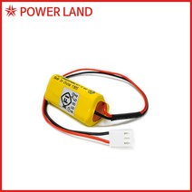 PORESO Ni-CD 1x3 3.6V 300mAh(삼각) [예비전원 소방용배터리], 1개, 1개