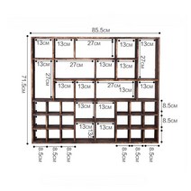 33종 벽선반 옛날찬장 찻장 찻잔장 대형 그릇장 컵 진열장 장식장 ch788, 11