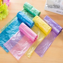 다용도 비닐봉지x10개 롤비닐봉지 45x50cmx20매, 10개, 초록