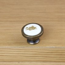 수입가구손잡이 모던 엔틱 문고리 장농 1구손잡이 미국식 시방청고동 서랍, 단공