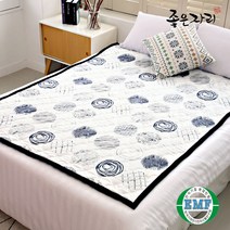 전자파없는 EMF 면혼방 물세탁 안심 전기요 캠핑용 야외용 극세사 전기장판 1인용 2인용, 26.EMF극세사 스케치, 1.대형