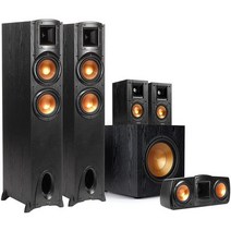 Klipsch 시너지 블랙 라벨 F200 51 강력하고 효율적인 홈 시어터 시스템 10 전면 발사 서브 우퍼 및 트랙트릭스 혼 기술로 청취 즐거움의 시간, 단일모델명/품번