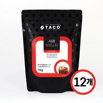 타코 사과 아이스티 1kg 12개1박스, 단품