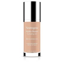 뉴트로지나 Neutrogena Hydro Boost 히알루론산 함유 하이드레이팅 틴트 경량 워터 젤 포뮬라 보습 오일 프리 및 논코메도제닉 리퀴드 파운데이션 메이크업 135 체스트, 1 Fl Oz (Pack of 1)뉴트로지나, 030 Buff
