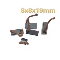 시로코팬 송풍기 5pcs 6x6x13.5 7x7x12.4 8x8x19 8x9x19mm 자동차 전기 히터 라디 터 에 대 한 높은 구리 탄소 브러시, 5개 8x8x19mm