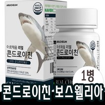 콘드로이친 상어연골 우슬환 초록입홍합 1200 해조칼슘 추출물 캡슐 +알약케이스