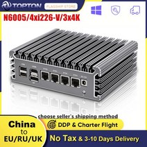 2.5G 소프트 라우터 펜티엄 N6005 셀러론 N5105 4 인텔 i226V 2500M 네트워크 카드 TPM2.0 3x4K @ 60Hz VPN 서버 방화벽 미니 PC, 해외공급사, Intel Celeron N5105 + AU, 4GB DDR4 128GB NVMe