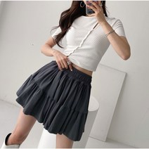 미엘랠리스커트 캉캉미니 파운더스스커트(4colors)