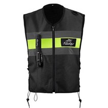 오토바이 지퍼 에어백 조끼 모토 레이싱 전문 고급 시스템 모토크로스 보호, BLACK _M