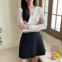 [수키] 라인 브이넥 가디건 1095844